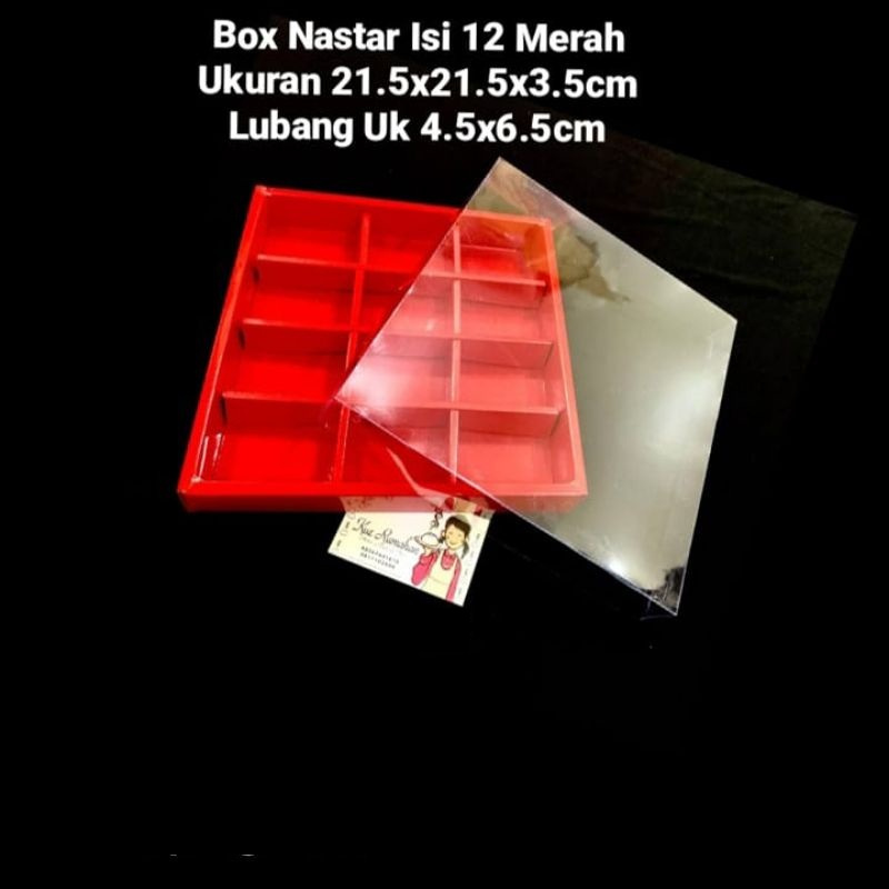 

(5 pcs ) kardus nastar sekat 151 dus merah nastar hampers imlek box cookies CNY