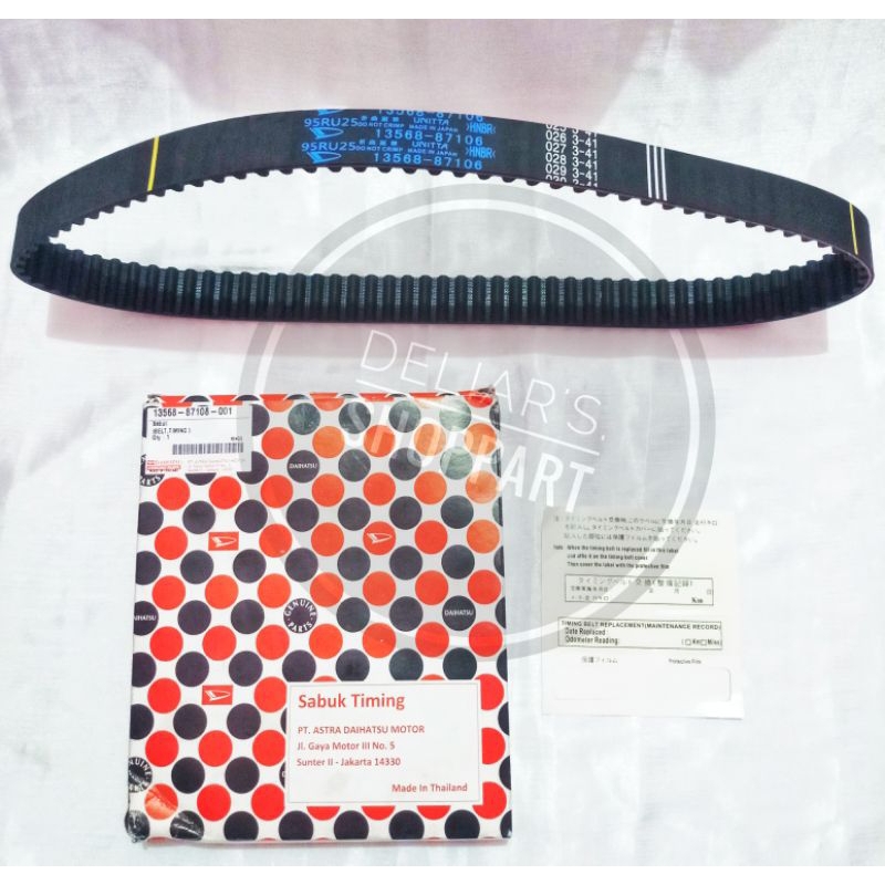 Timing Belt Sabuk Timing Belt Feroza/Ferosa/Taruna Karburator EFI / Esspas S92 Original