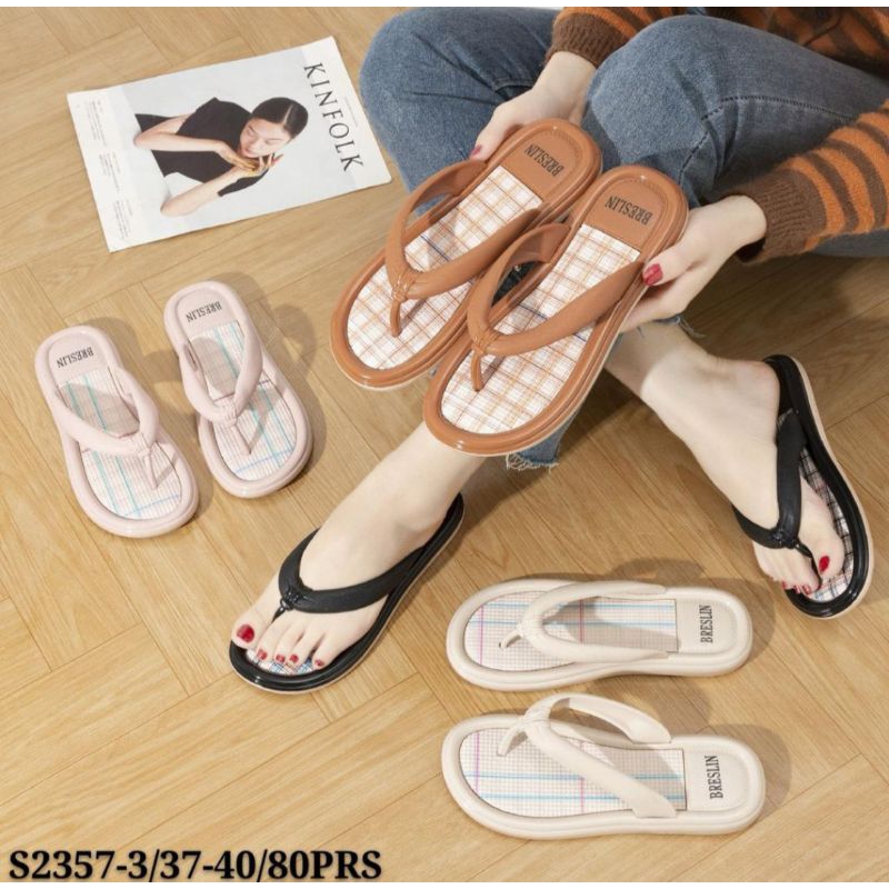 Sandal Jepit Jelly Wanita Import Tatak Catur Breslin