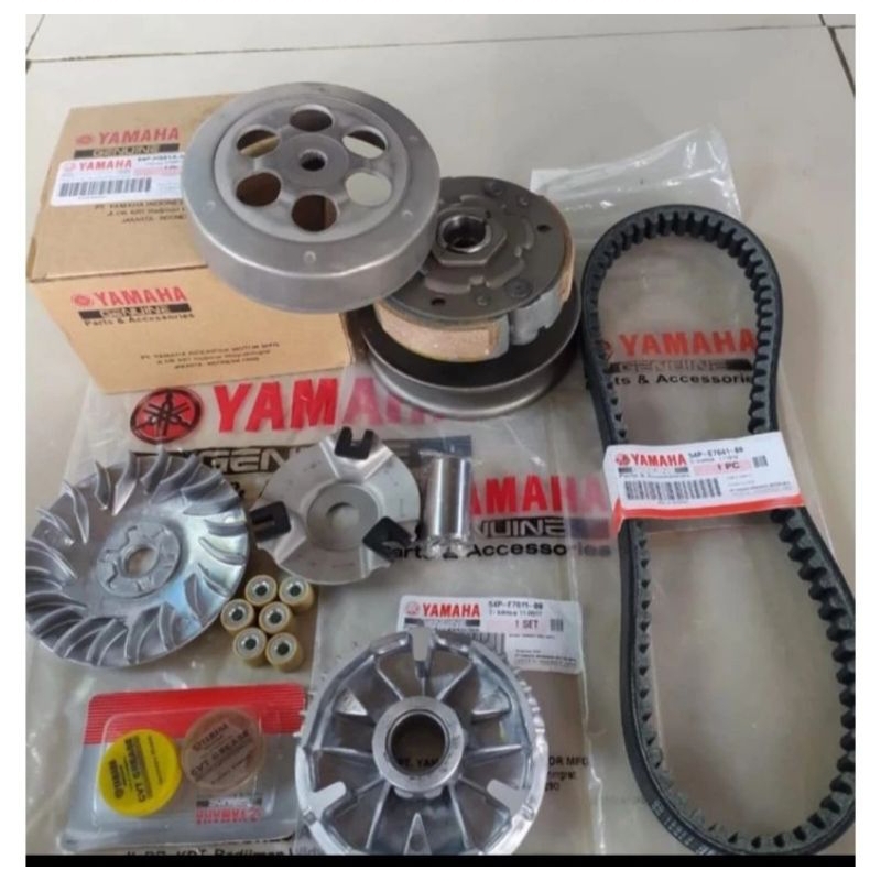 Paket Cvt Lengkap motor Yamaha Mio J X-Ride 115 Fino 115 Mio Soul Gt 115 Kualitas Barang Bagus Luar 