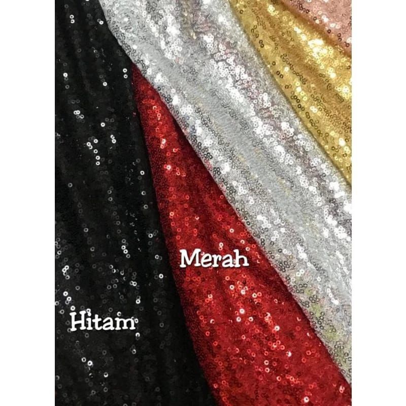 Tile Sequin 1000 Payet/Sequin Payet/Bahan Drees/Bridasmaid/Bahan Kebaya Meteran