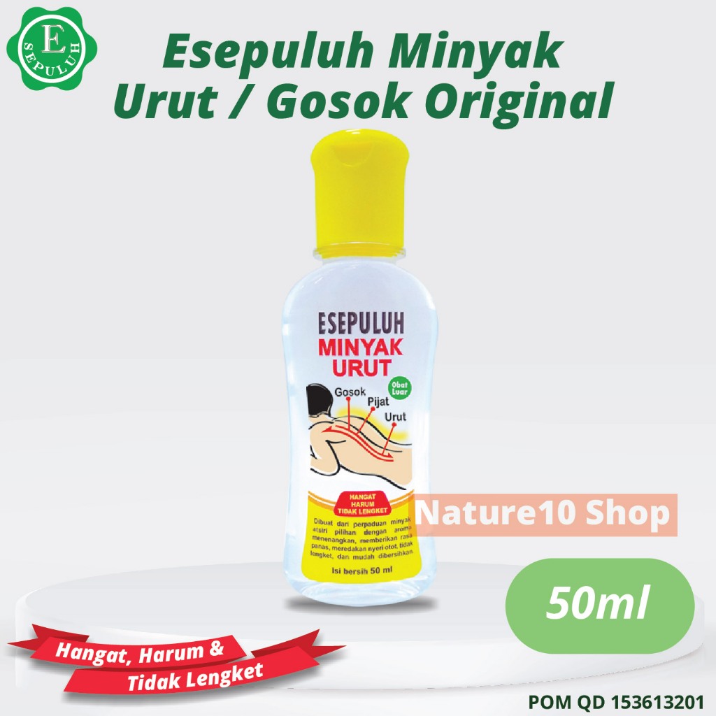 MINYAK URUT ESEPULUH 50ML ORIGINAL / LAVENDER