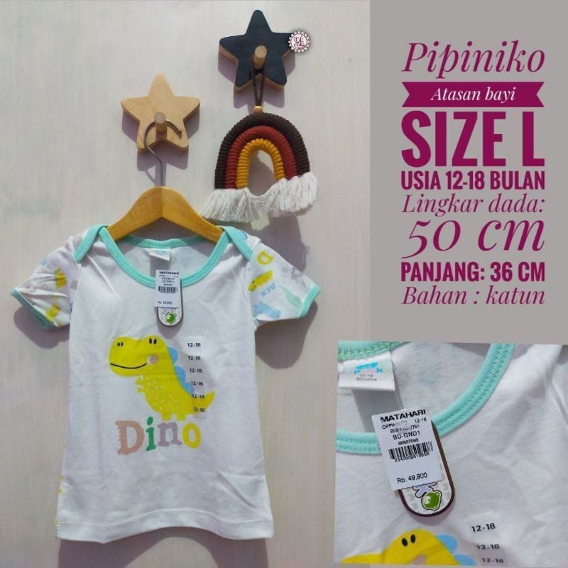 Atasan Bayi Perempuan PIPINIKO Atasan Bayi PIPINIKO Atasan PIPINIKO