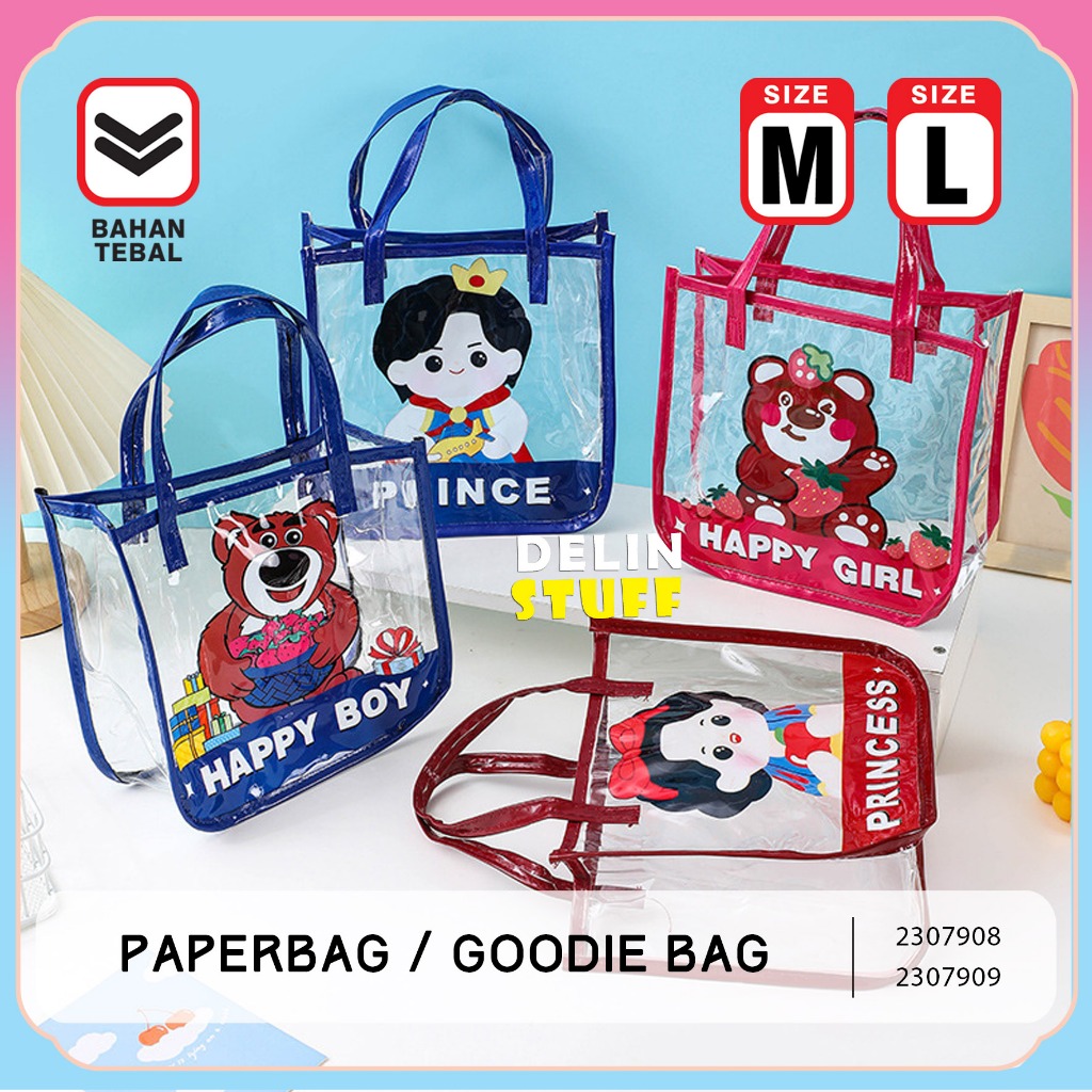 

Goodie Bag Ulang Tahun Anak Prince Tas Ulang Tampers Ulang Tahun size L size M (2307908 , 2307909)