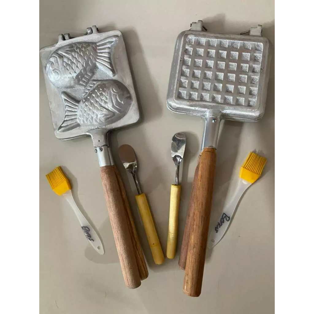 Cetakan Waffle/Bapel Ikan