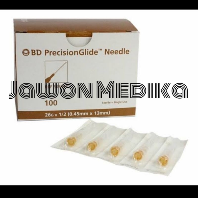 Needle BD 26G/BD PrecisionGlide Needle 26G/Jarum Suntik Needle 26G