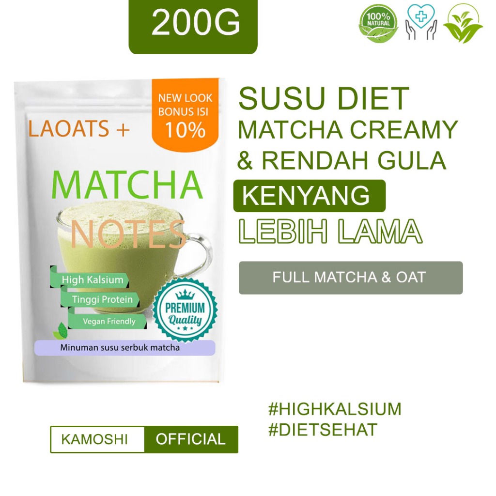 

Bubuk Minuman Matcha Powder Bubuk Matcha Penurun Berat Badan Pelangsing Badan Susu Diet Pelangsing Badan