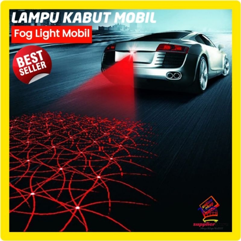 Lampu Kabut Belakang Mobil Laser Fog Light Anti Tabrakan