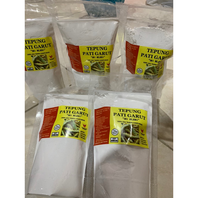 

Tepung pati garut 250gram