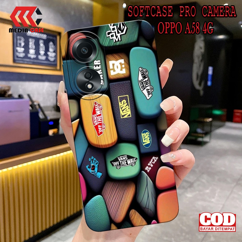 Case Hp OPPO A58 4G Terbaru - Motif Case Aesthetic Keren - Casing Hp OPPO A58 4G - Softcase Hp OPPO 