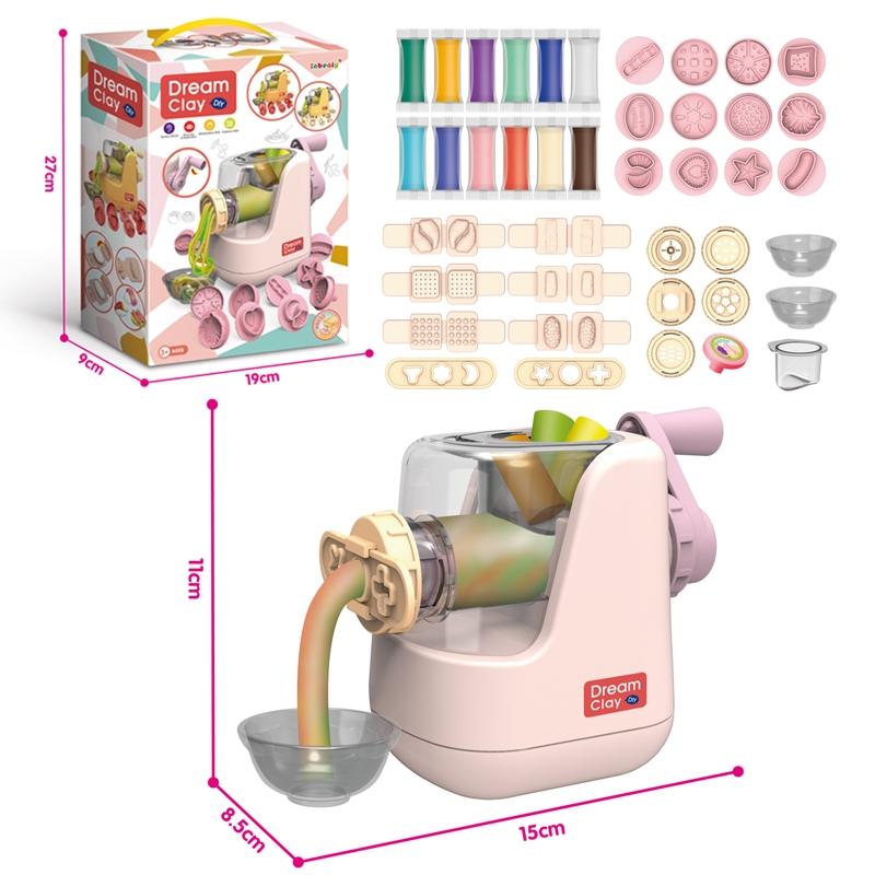 Mainan Edukasi Dapur Anak - Mesin Mie Mainan Tanah Liat Berwarna Diy