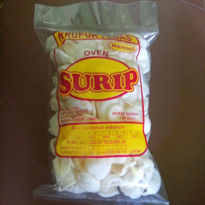 

KRUPUK OVEN SURIP PEDAS WAHING