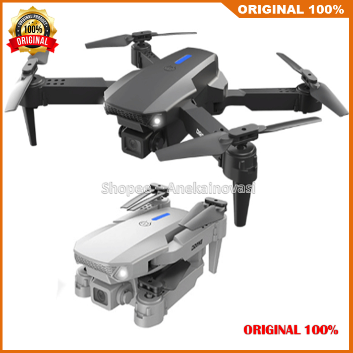 Drone E88 Pro 4k Dual Camera HD Tahan Air 100% ASLI ORIGINAL