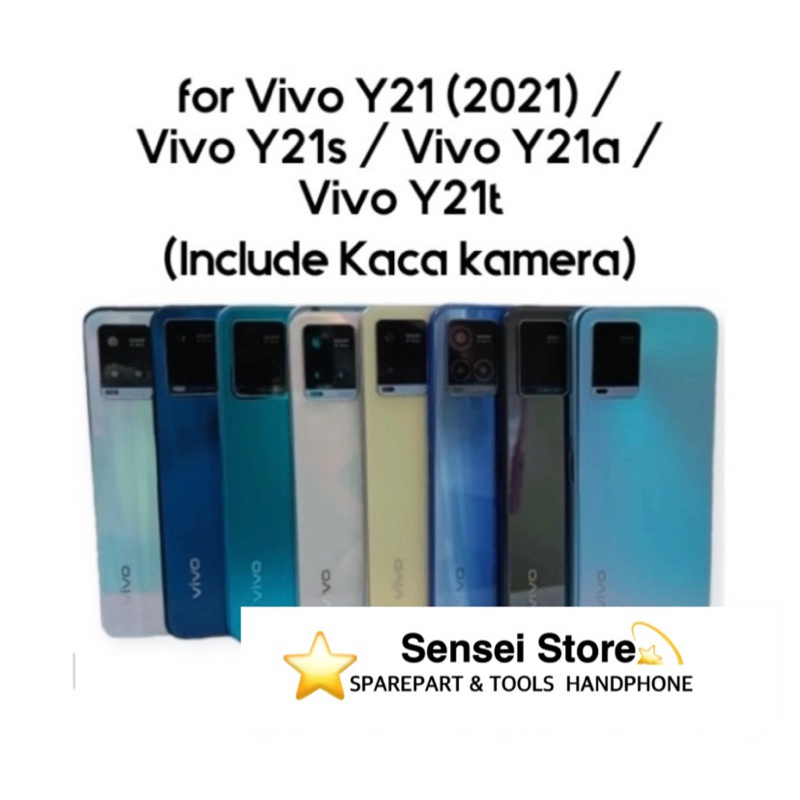 Casing Kesing Housing Fullset Bezzel+Backdoor Vivo Y21 2021|Vivo Y21s / Vivo Y21a / Vivo Y21t