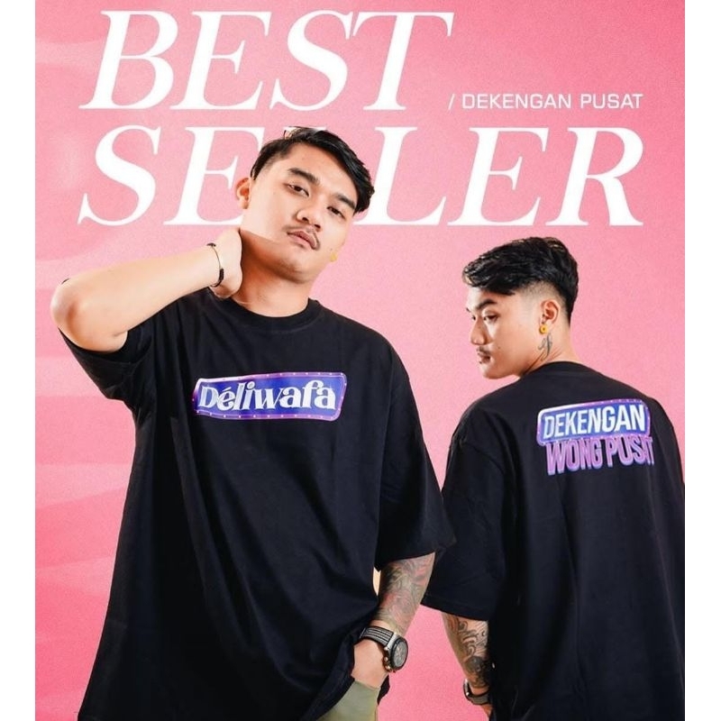 KAOS DELIWAFA DEKENGAN PUSAT LENGAN PENDEK | KAOS OBLONG [ORIGINAL] KAOS T-SHIRT DISTRO UNISEX