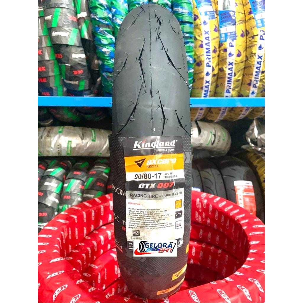 Ban Motor Kingland Axcero 90/80-17 Ban Motor Ring 17 Tubeless ban luar 90/80-17 ban ring 17 ban jupi