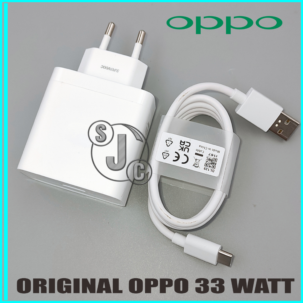 Charger  Oppo A79 SUPER VOOC ORIGINAL 100% 33 Watt Type C