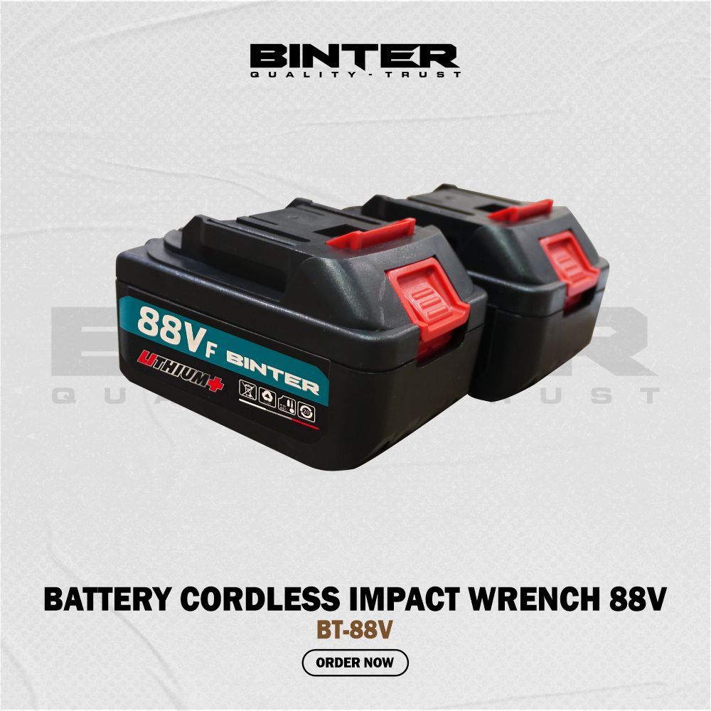 Battery Cordless Impact Wrench 88V - 12V - Baterai Bor Listrik Bor Impact 88V - 12V