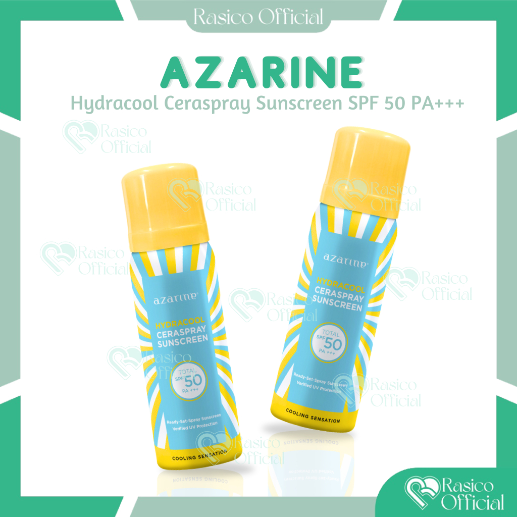 ♡ Rasico Official ♡ Azarine Hydracool Ceraspray Sunscreen SPF 50 PA+++ | Azarine Sunscreen Spray | A