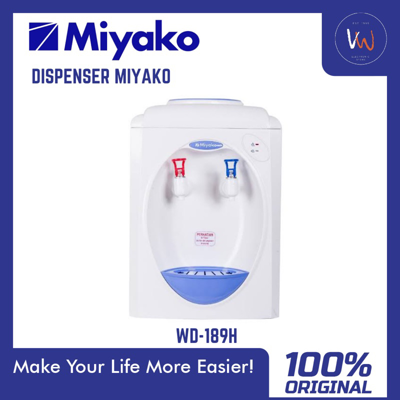 Dispenser Miyako WD-189H / Dispenser Galon Atas / Dispenser Miyako