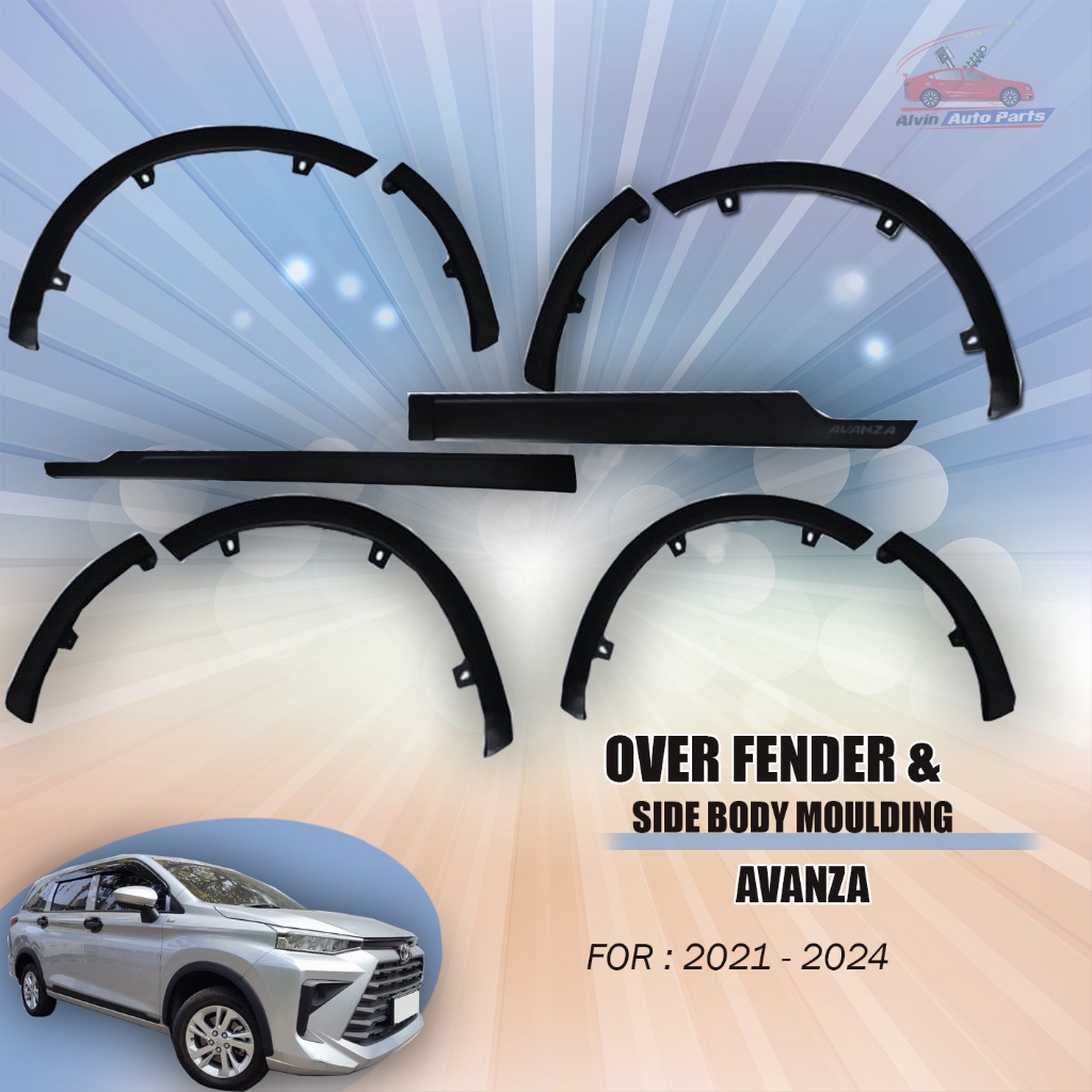 OVER FENDER AVANZA 2022 2023 2024 2025 / FENDER AVANZA 2022 2023 2024 2025 / SIDE BODY MOULDING AVAN