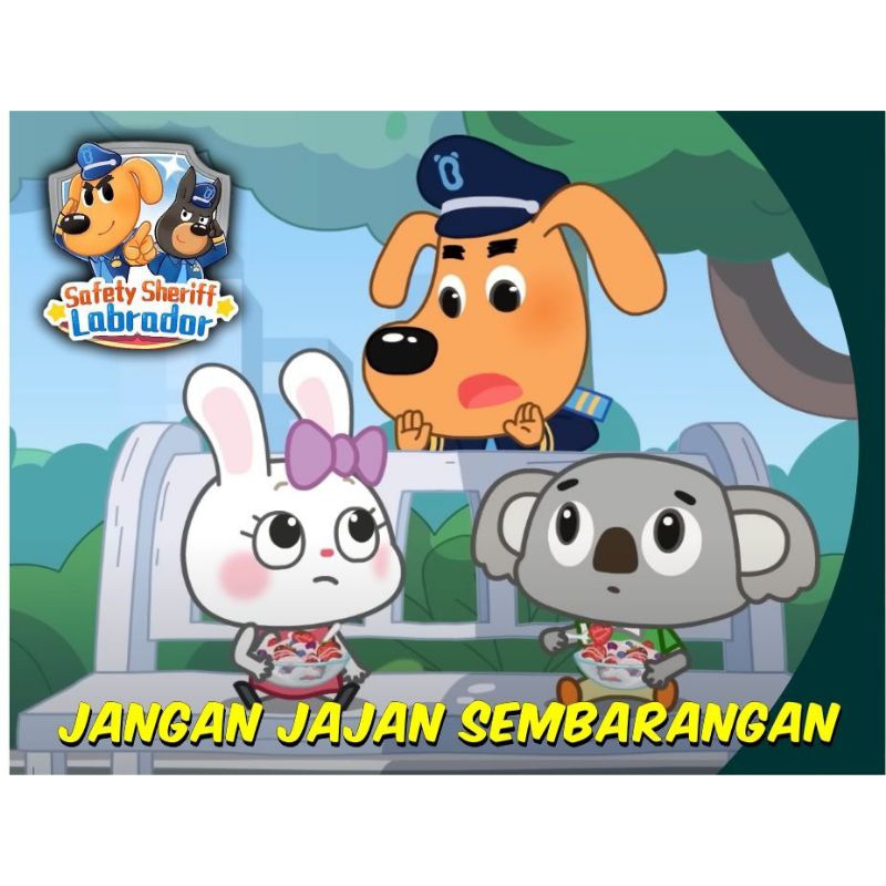 Buku Komik Cerita Anak Seri Karakter Anak BABY BUS Jangan Jajan Sembarangan
