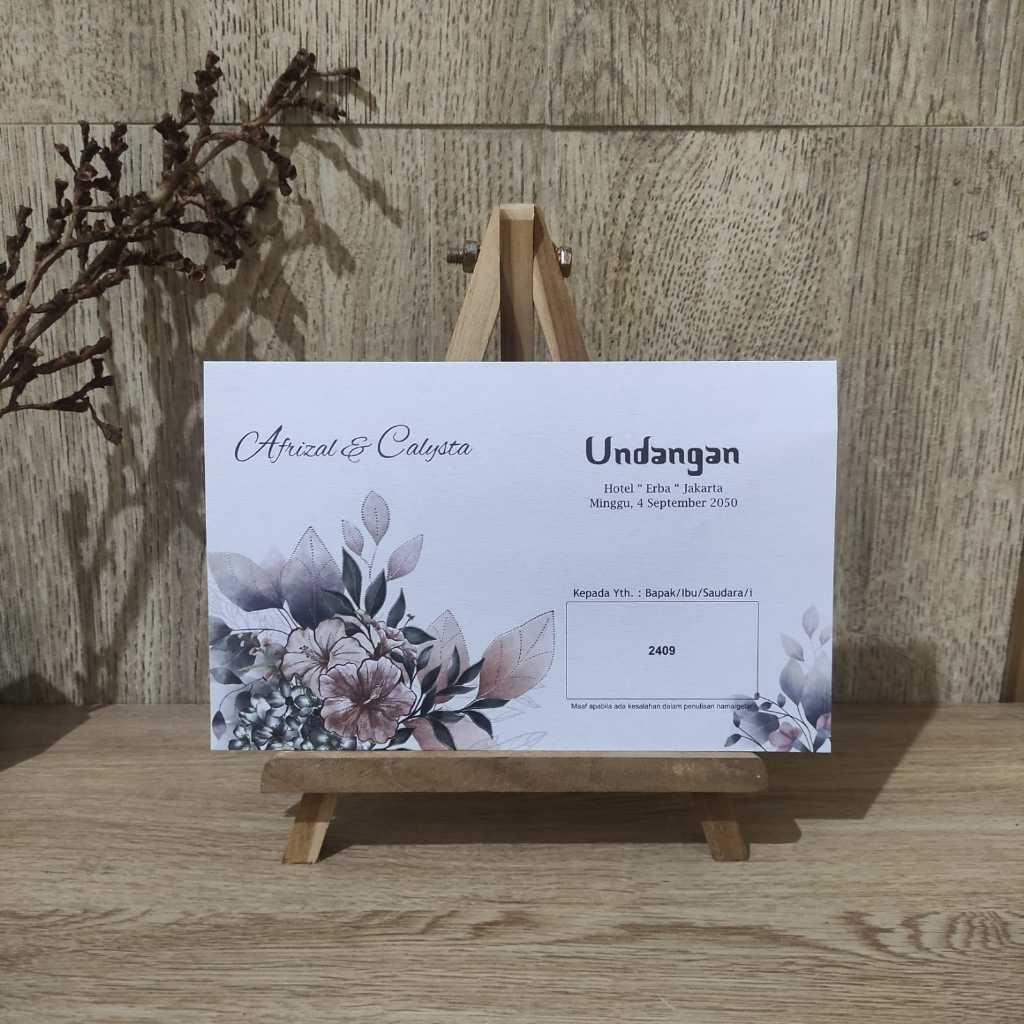 ERBA 2409 Blangko Undangan KOSONGAN, Undangan Pernikahan Murah