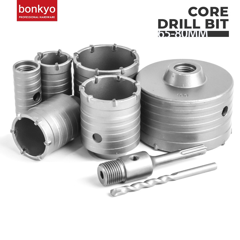 Bonkyo 65 80 Mm Set Hole Saw Bor Paku Tembok Bor Bobok Circle Saw Mata Bor Tembok Mata Bor Granit
