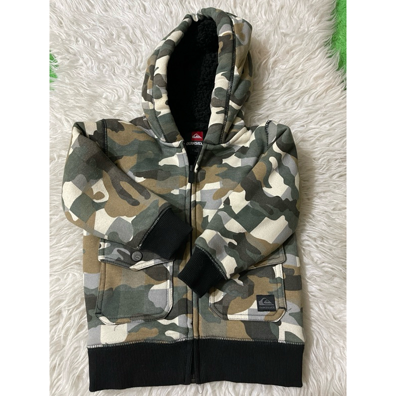 Jacket Hoodie Quiksilver Original anak 2th - preloved