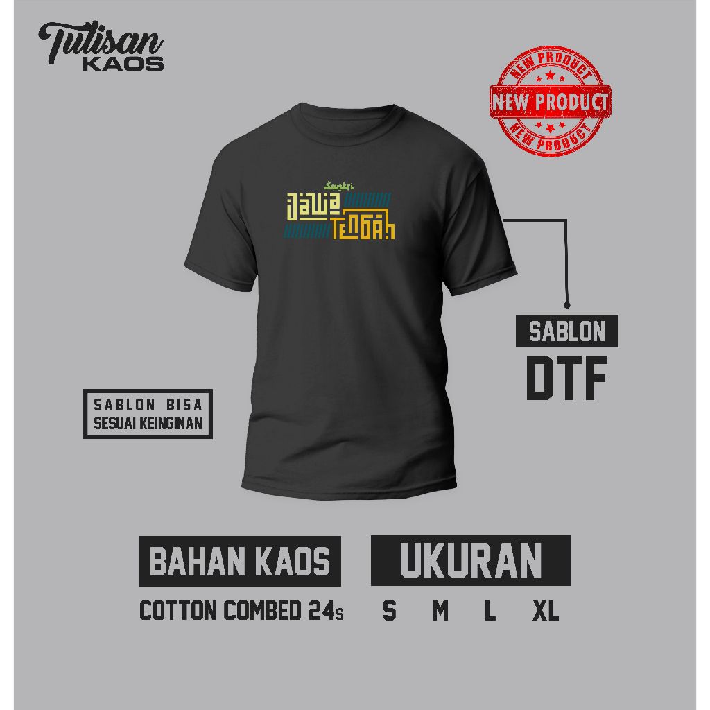 Kaos Santri Jawa Tengah (Custom Kaos)