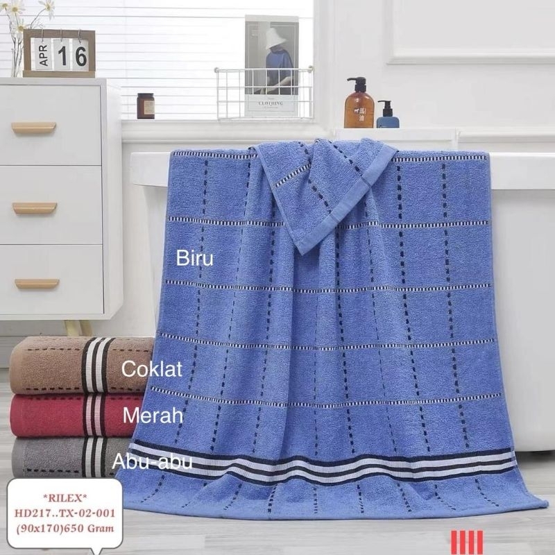 Handuk RILEX SUPER JUMBO Handuk mandi dewasa RILEX super jumbo 90x170cm TERBARU