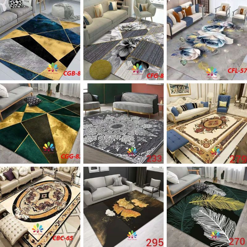 Karpet Eropa Import Polyester New Product 100x150cm