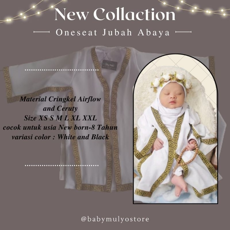{New Collection} Gamis Jubah Abaya Turki//Bayi dan Anak perempuan//Jubah gamis Aqiqah dan Photoshoot