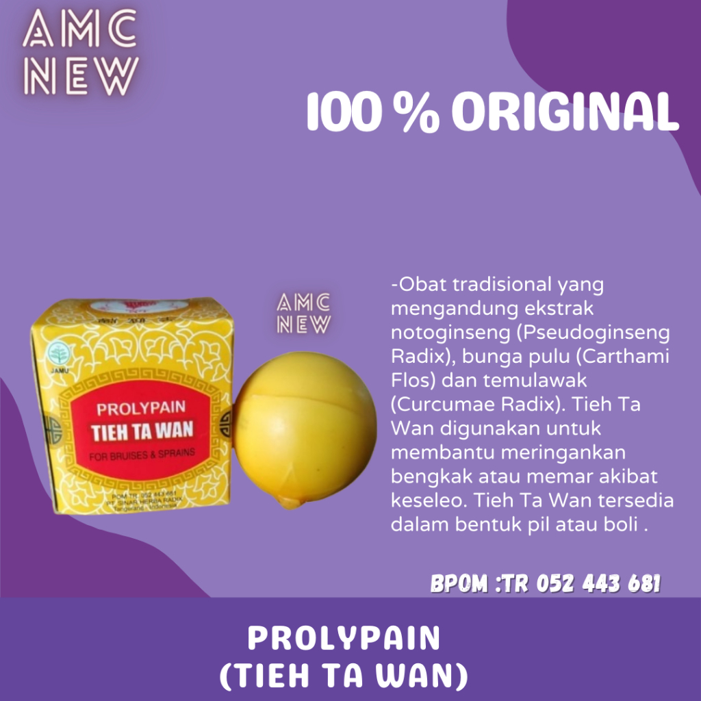 Prolypain Hsiung Tan Tieh Ta Wan - PT Herba Radix