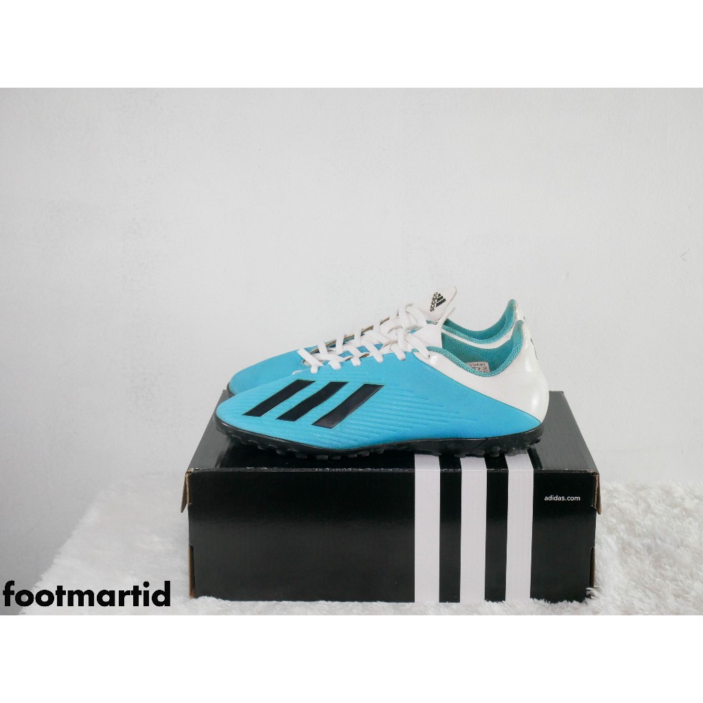 Sepatu Bola SOCCER SHOES X 19.4 TF Adidas F35345 SOLE TURF Blue