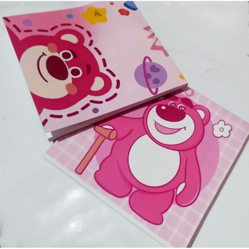 

Notebook Lotso Blocknote Lotso Bear mini memo