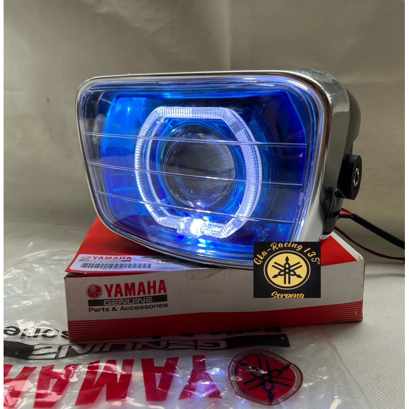 Lampu depan rx king billed billed projector ring dan batok asli original