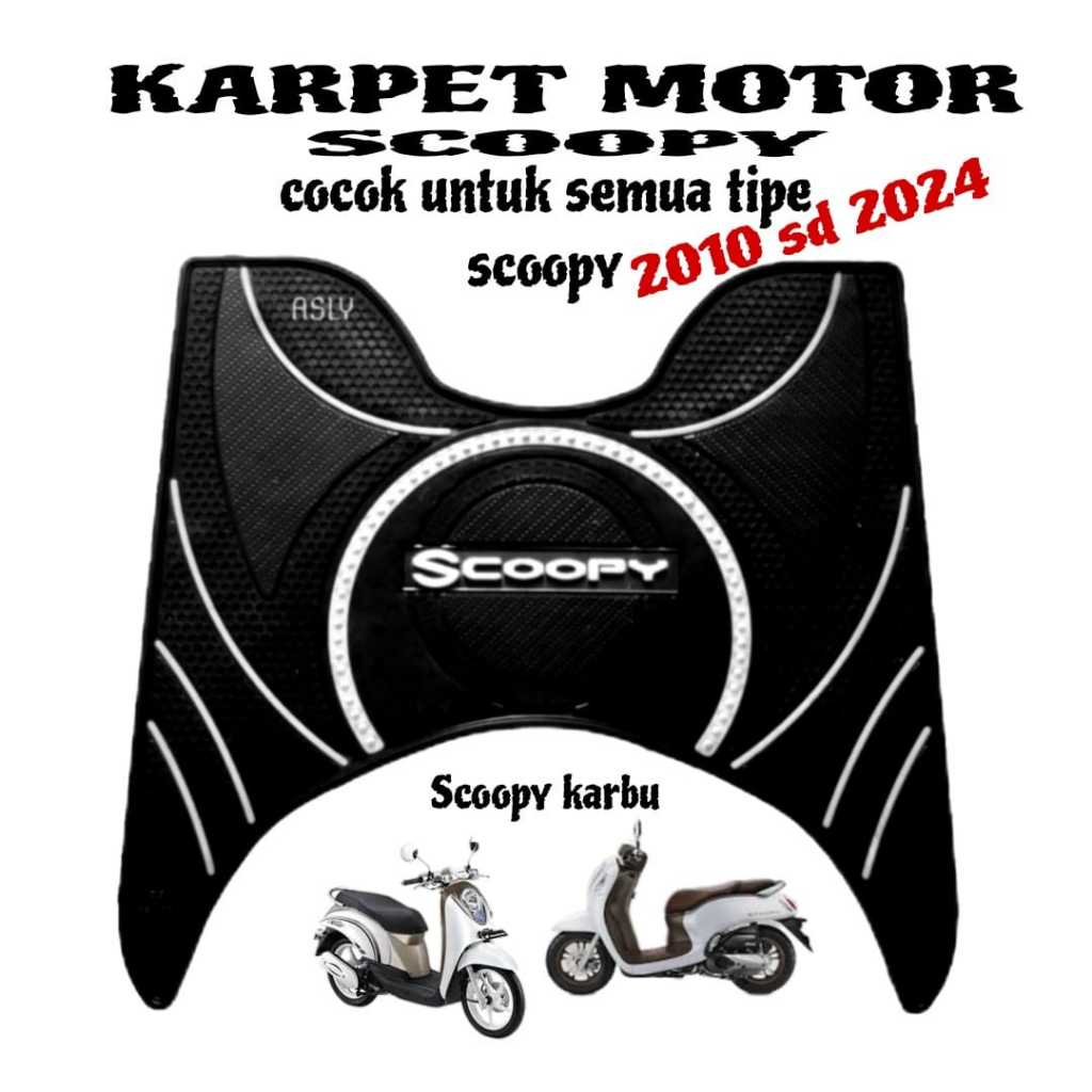 Alas Kaki Scoopy Karpet Motor Honda Scoopy Karbu 2010 sd 2024