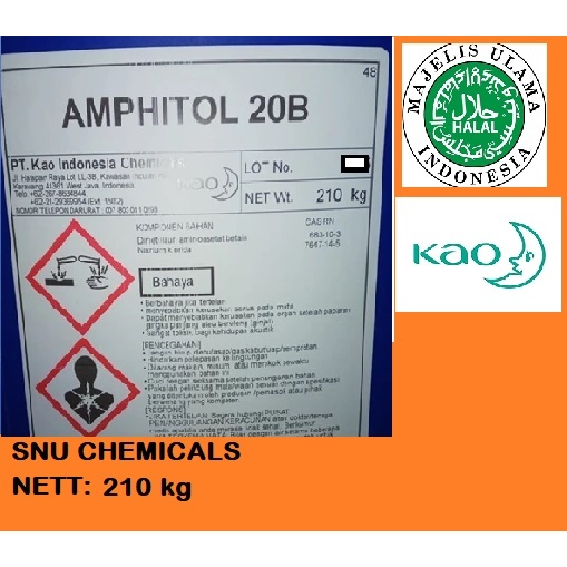 AMPHITOL 20B LAURYL BETAINE KAO PELEMBUT FOAM BOOSTER PENGENTAL BUSA