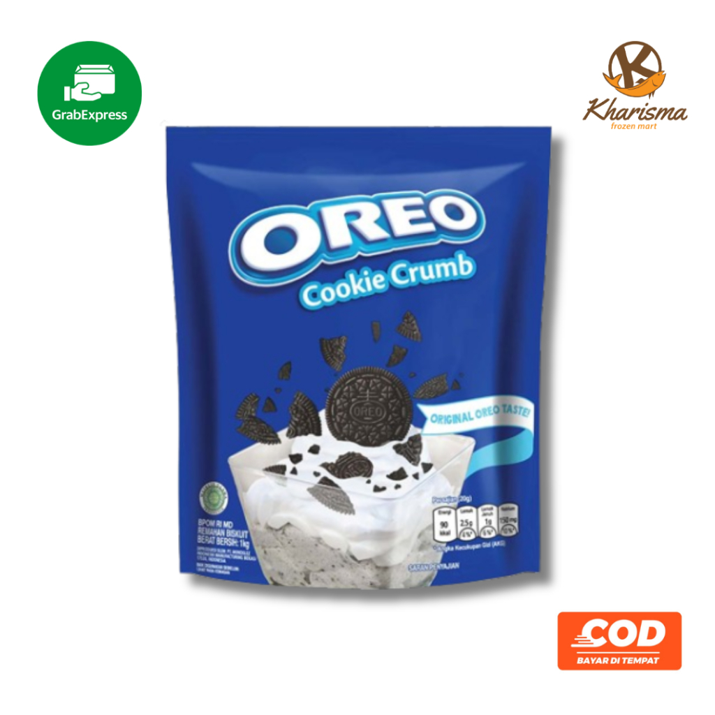 

Oreo Crumb Topping Donat 1kg Kharisma Frozenmart