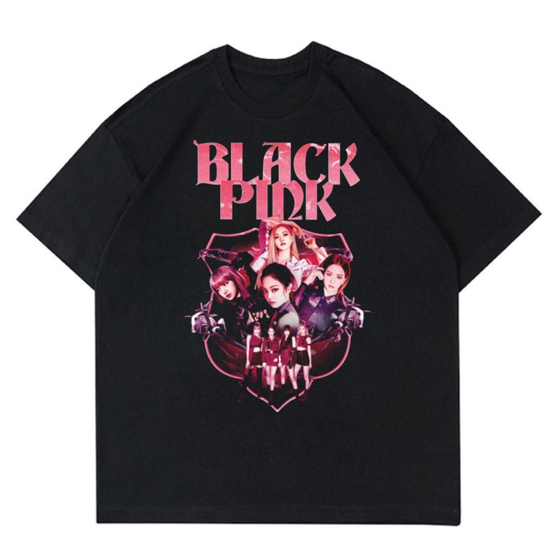 KAOS BAJU BLACKPINK DESIGN DEPAN | T-SHIRT BLACKPINK VINTAGE | BAJU BLACKPINK OVERSIZE