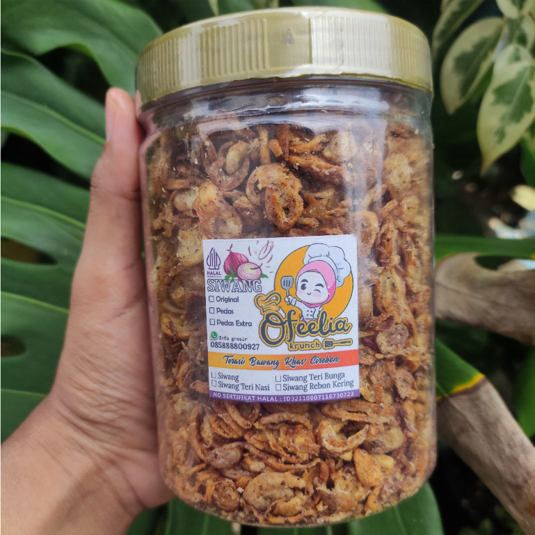 

Terasi Bawang Siwang Original Pedas 300 gram | Siwang Lauk Praktis Halal | Harga lebih murah isi lebih banyak