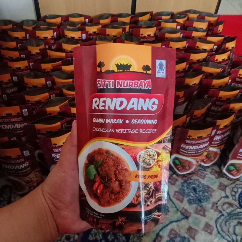 

BUMBU RENDANG SITTI NURBAYA asli PADANG 250gr TANPA MSG