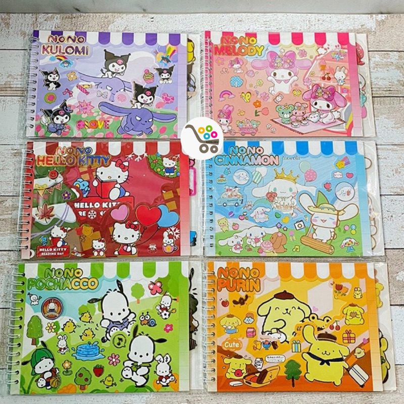 

Sticker Buku / Stiker Buku Karakter / Sticker Karakter Lucu