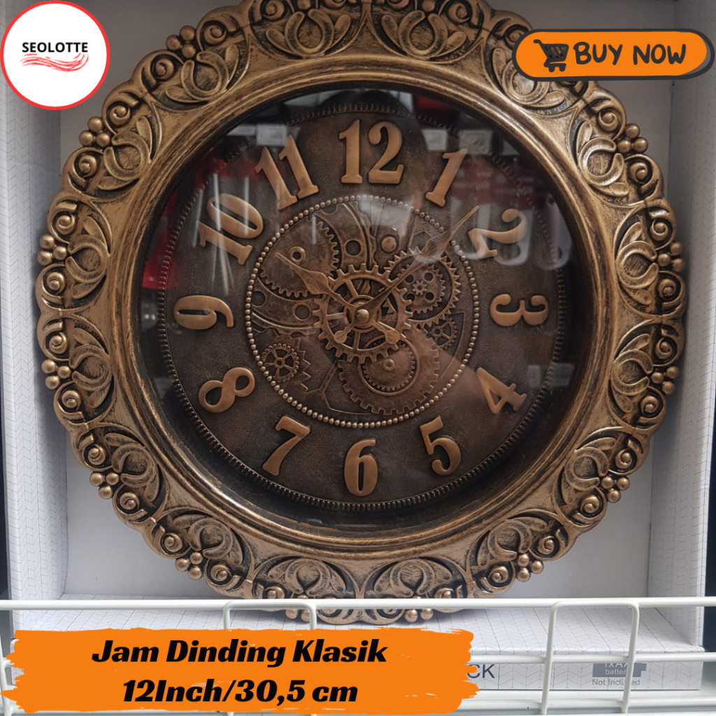 Jam Dinding Klasik | Wall Clock Classic