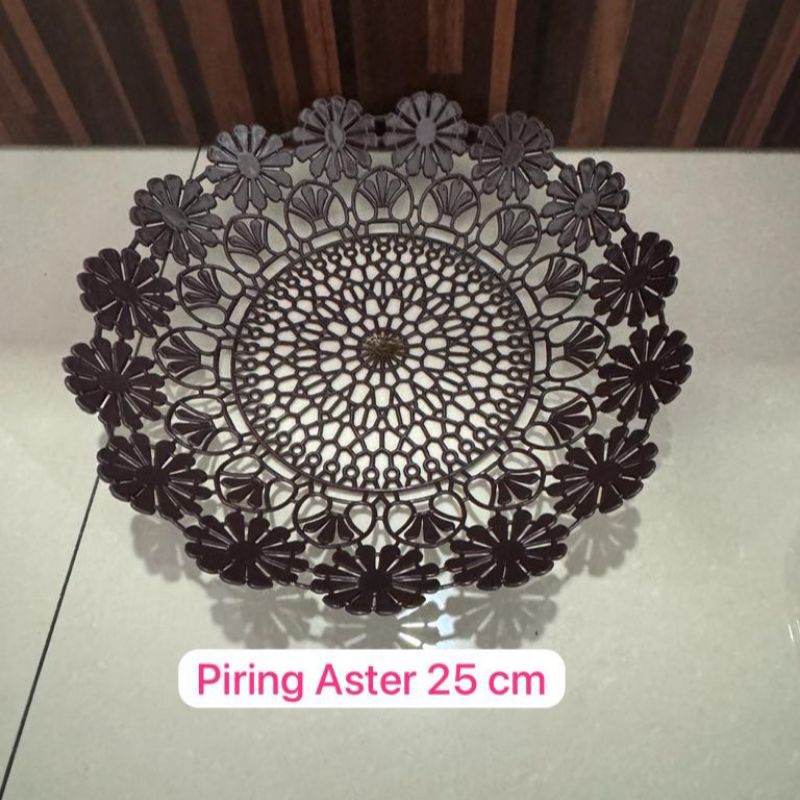 Piring Ingka Plastik Aster Bunga / IngkeTebal