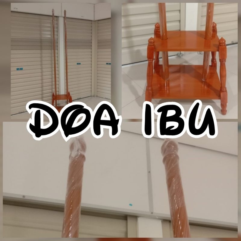 

best seller tiang pataka ruangan tiang bendera pataka kayu lubang 2 ready stock