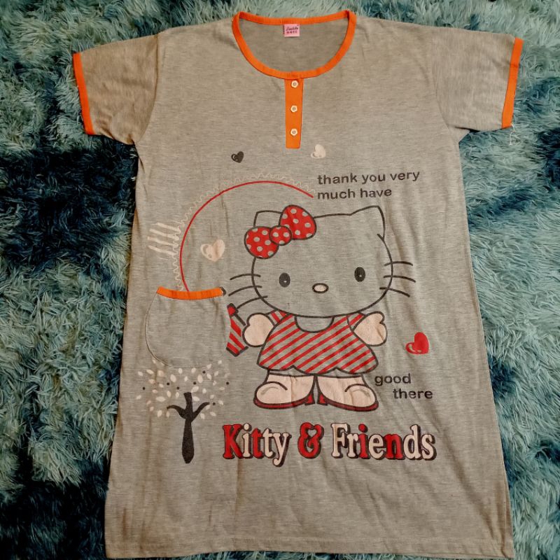 Daster Hello Kitty Baju Tidur Piyama Pajamas Kartun HK