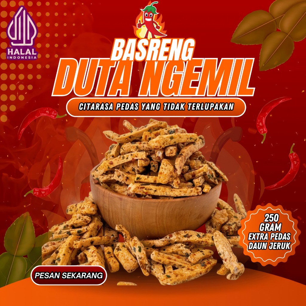 

250 GRAM BASRENG EXTRA PEDAS DAUN JERUK | BAKSO GORENG DUTANGEMIL