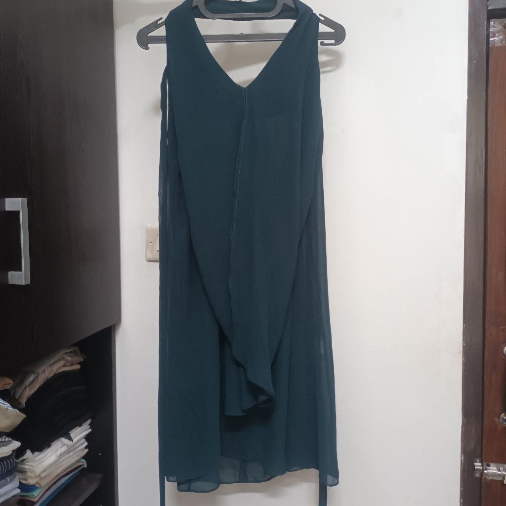 DRESS HIJAU BOTOL